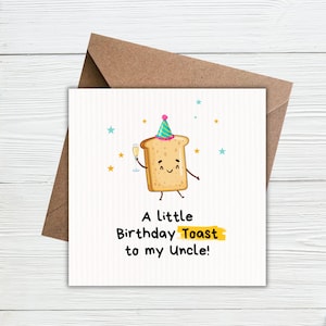 Uncle Funny Birthday Card, Birthday Card For Uncle, Uncle Birthday Gift, Spudtacular Uncle Card, Birthday Card For Him, Uncle Gift