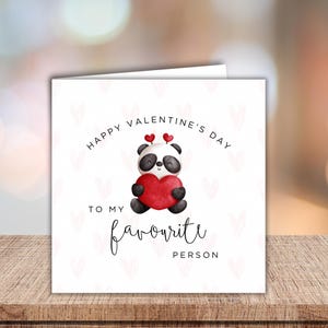 An meine Lieblingsperson am Valentinstag Karte für Ihn, Für Sie, Valentinstag Karte für Freund, Freundin, Mann, Frau