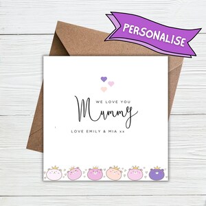 Mummy Mothers Day Card | Teddy Bear Card for Mum | Handmade Mother’s Day Card for Mummy Keepsake Mothers Day Gift