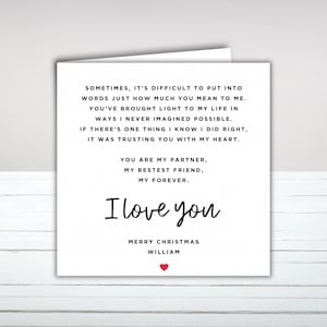 Kerstkaart vriendin, kerstkaarten voor vriendin, kerstkaart vrouw, romantische kerstkaart, kerstcadeau vriendje, voor haar
