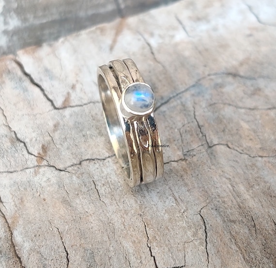 Moonstone spinner ring outlet