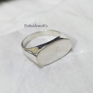 Handmade Sterling Silver Minimalist Ring - Statement Jewelry for Men