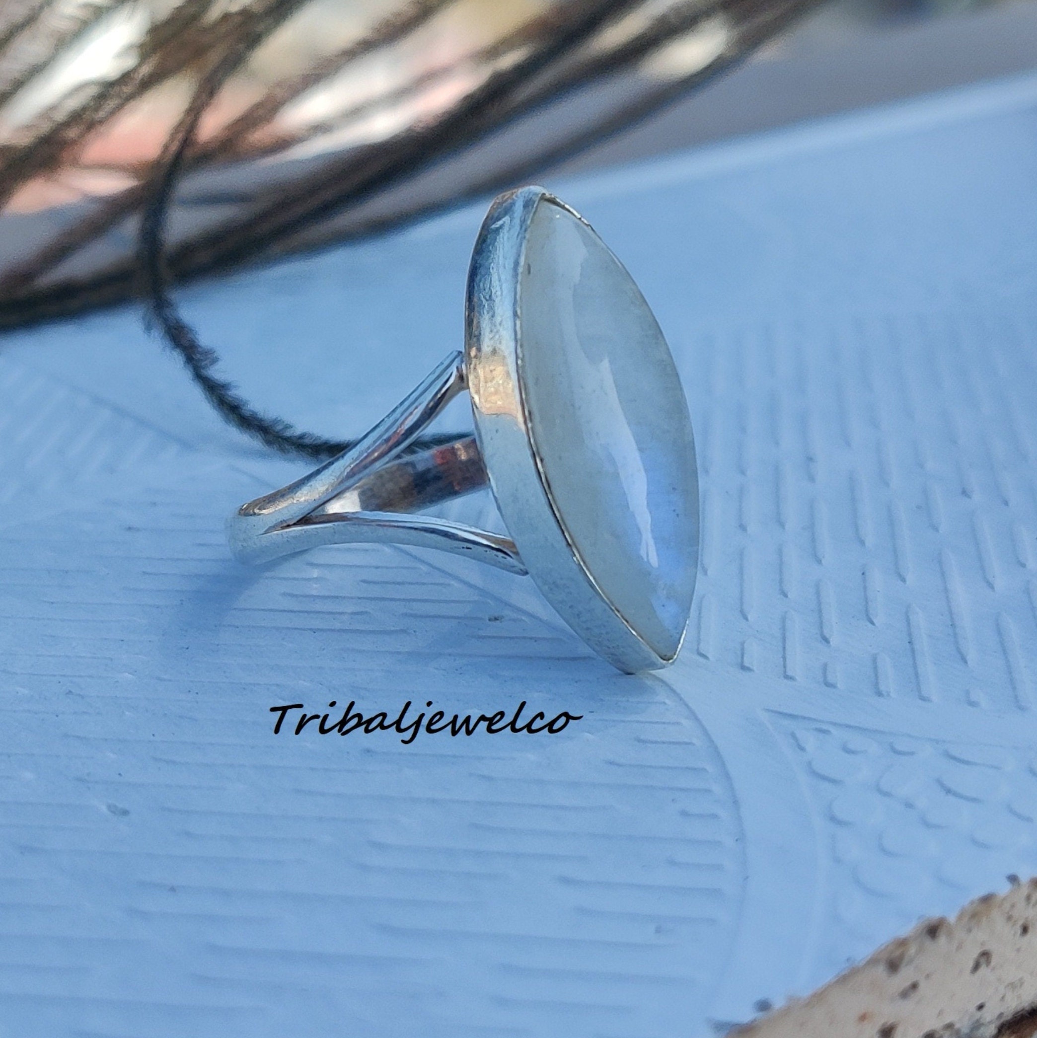 PIETRA DI LUNA Arcobaleno Indiana Non Riscaldata Pietra Preziosa Sfusa... EUR 53,27 - IT - Foto 11