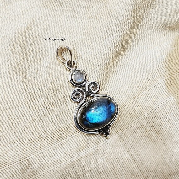 Labradorite Tribal Shield Pedant Labradorite Tribal Shield Pedant