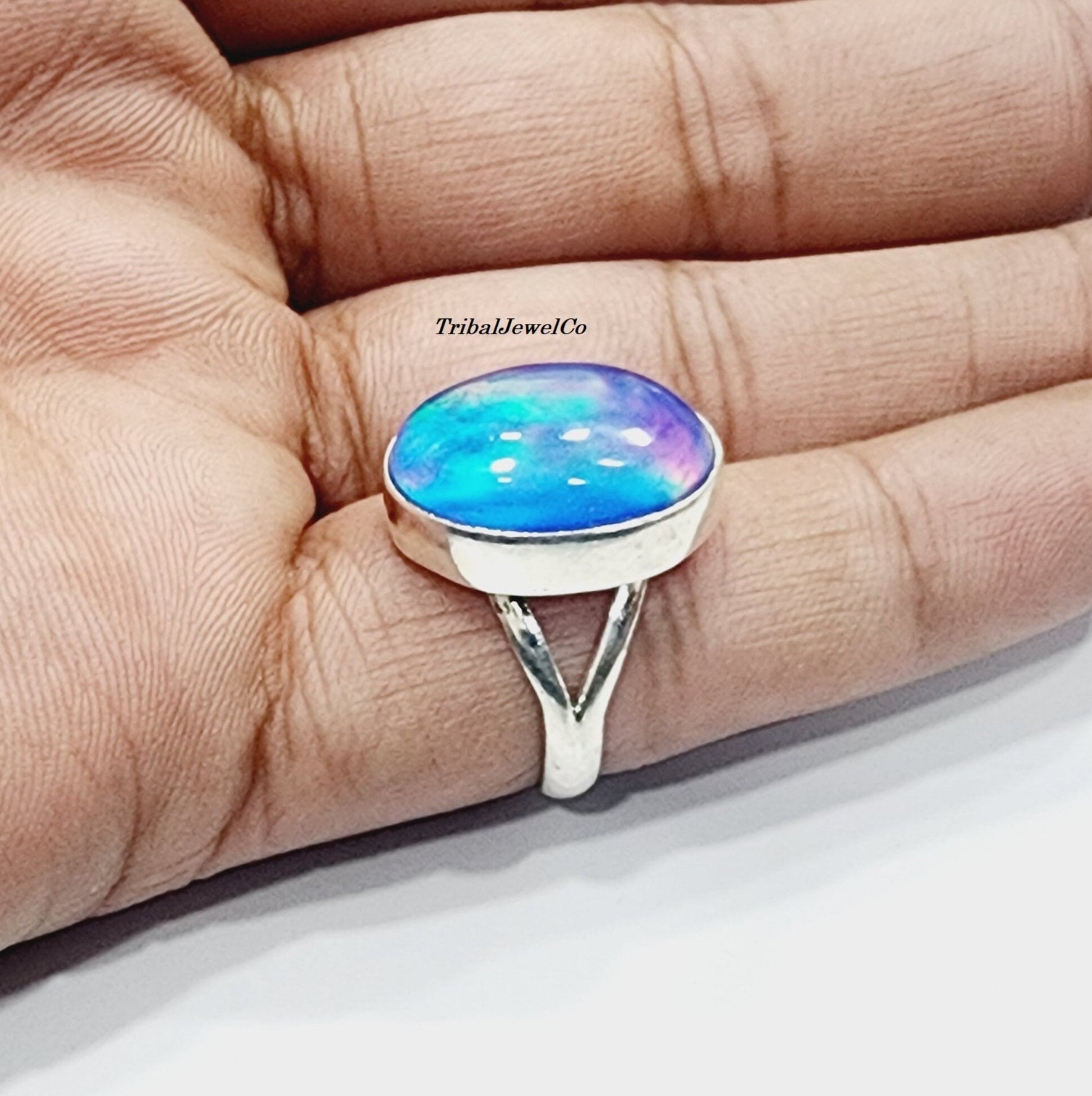 Elli PREMIUM Anello Con Pietra Preziosa Capelli D'angelo In Argento Sterling 925 Placcato Oro Anello ✔️ Acquista Online - Foto 12