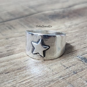 Star Ring for All, Unique Engagement Ring Promise Ring Silver Ring Minimalist Ring North Star Geometric Ring Power Ring for Men