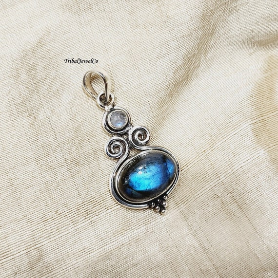 Labradorite Tribal Shield Pedant Labradorite Tribal Shield Pedant