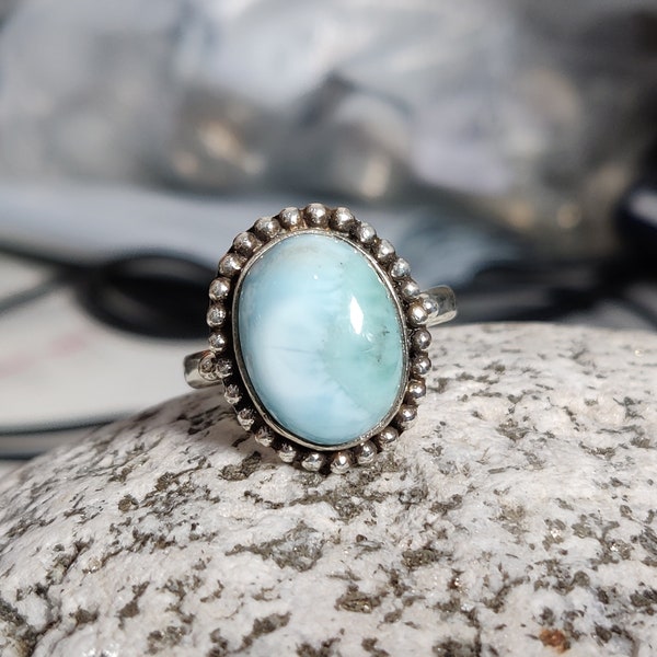 Buy Larimar Ring - Etsy