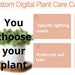 see more listings in the Plant Care Cards section
