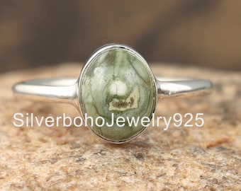 Pear Cut Synthetic Turquoise Lotus Ring – 925 Sterling Silver, Bohemian Vintage Style – Size 9 - View #10