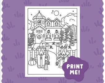 Halloween Coloring Page