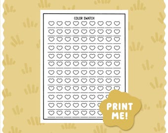 Color Swatch Digital Download