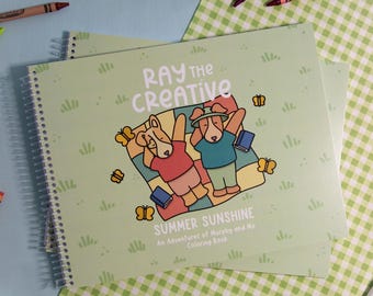 Summer Sunshine, Cardstock Coloring Book