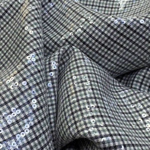Mint Green Fine Cotton Tweed Fabric, Tweed Fabric by the Yard for Clothing,  for Jacket Dress Skirt Fabric 1.64 Yards or 57 Inch Width 