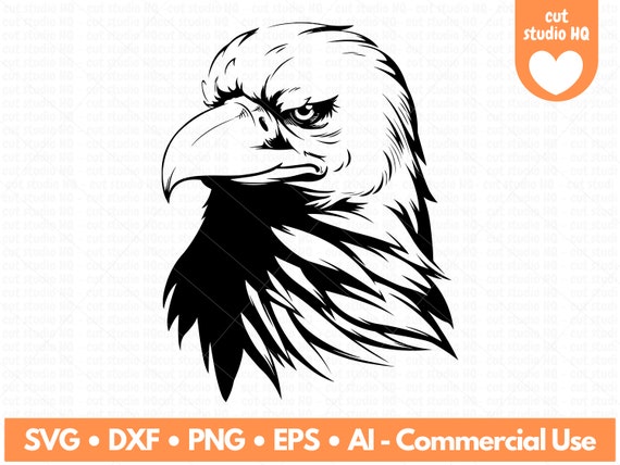 Eagle Head Svg,bald Eagle Head,american Eagle,american Symbol,eagle  Bundle,instant Download,svg, Png, Eps, Dxf, Jpg Digital Download - Etsy