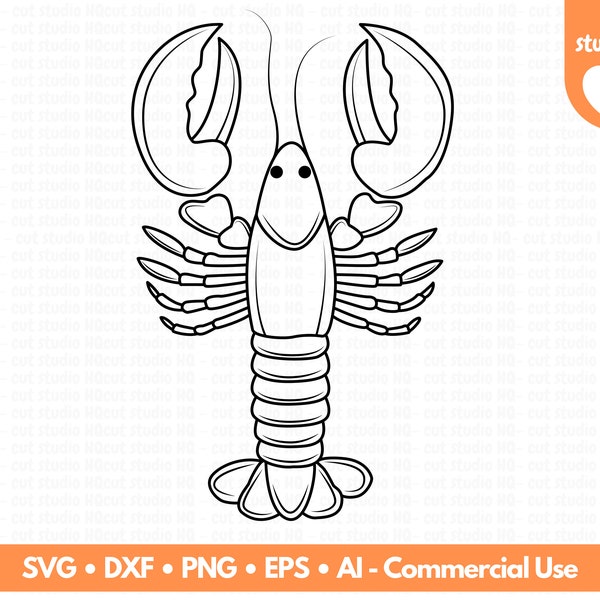 Lobster SVG, Lobster Png, Lobster Dxf, Lobster Eps, Lobster vector file, Cricut