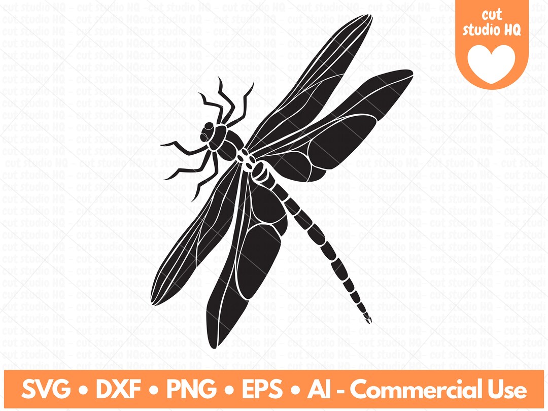 Dragonfly Svg/ Dragonfly Clipart/ Insect Svg/ Dragonfly Vector/ Clipart