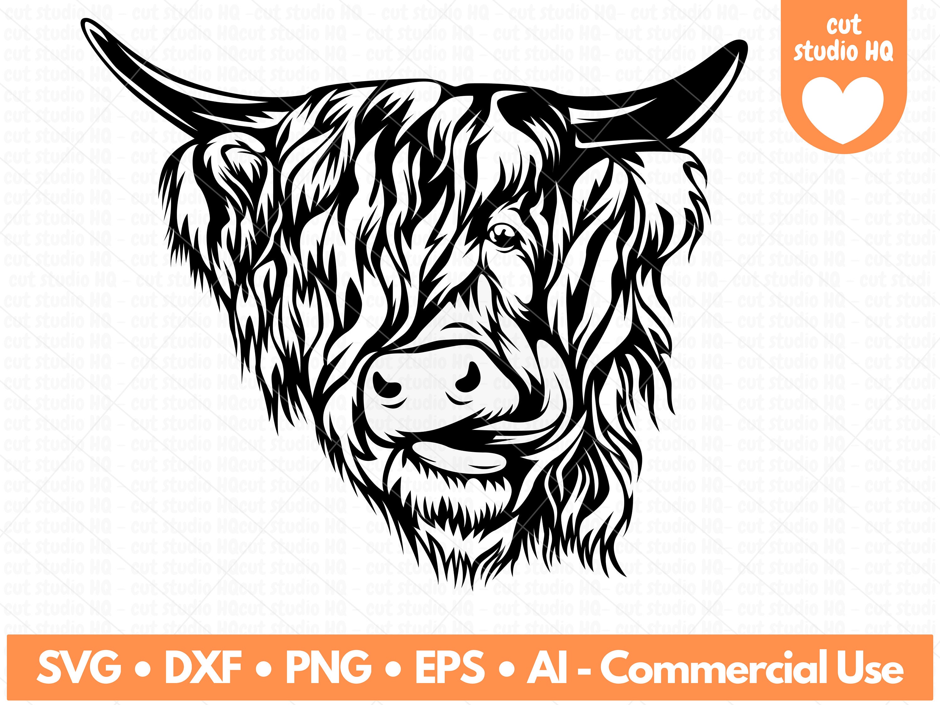 Highland Cow Svg Baby Highland Cow Svg Cute Highland Cow Svg Highland