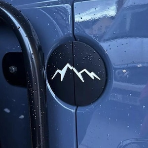Mountain Rear Door Split Emblem for Mercedes Sprinter & VW Crafter Vans - Durable, Stylish Replacement Badge for Tyre Carrier - Perfect Fit