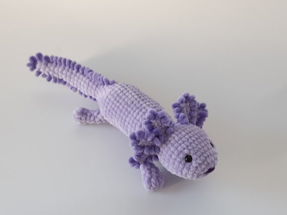 Axolotl Crochet Plush - Purple