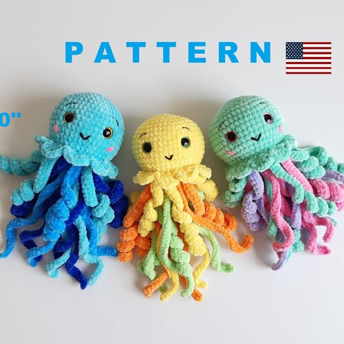 jellyfish plush pattern