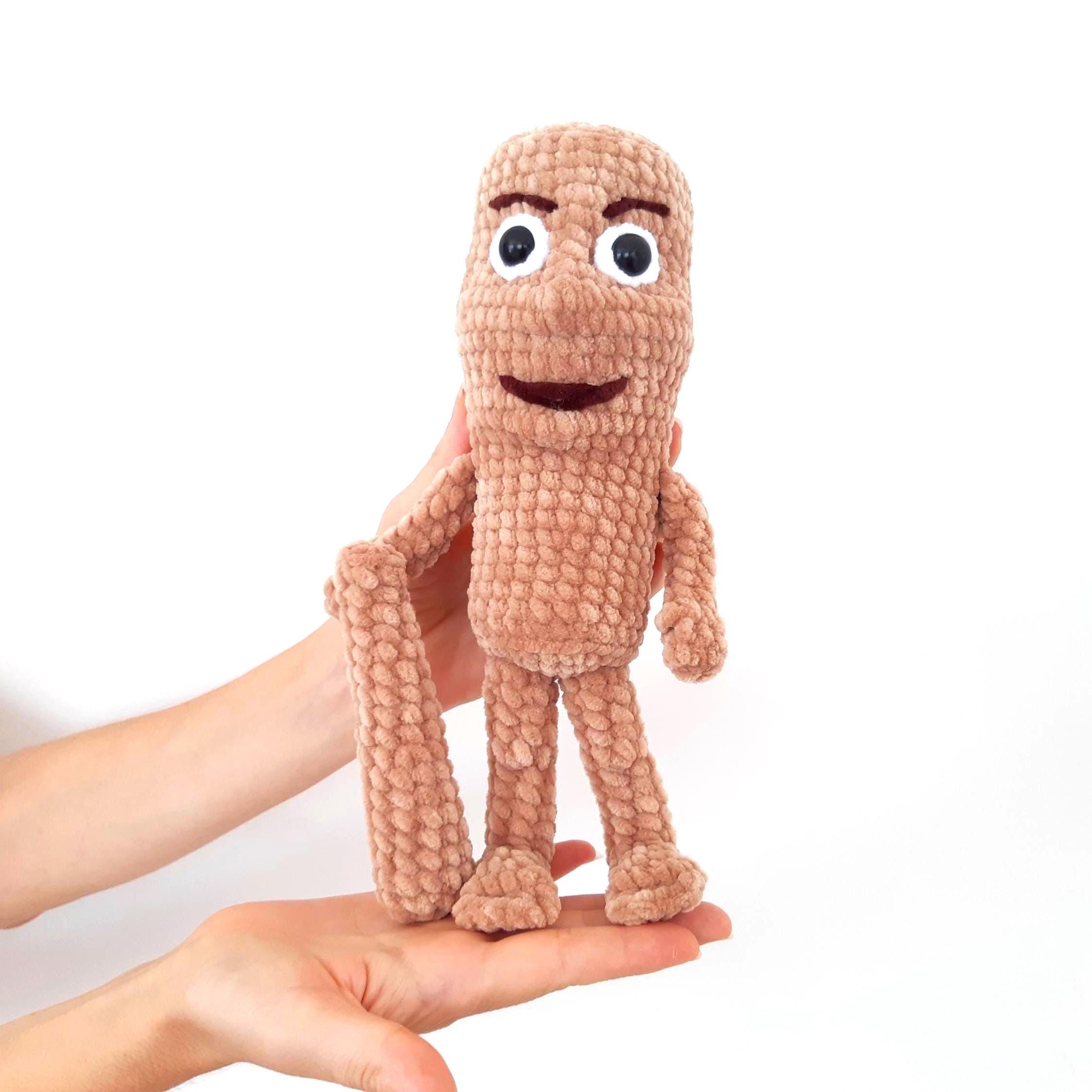 Tung Tung Tung Sahur Crochet Pattern PDF - Italian Brainrot, Plush