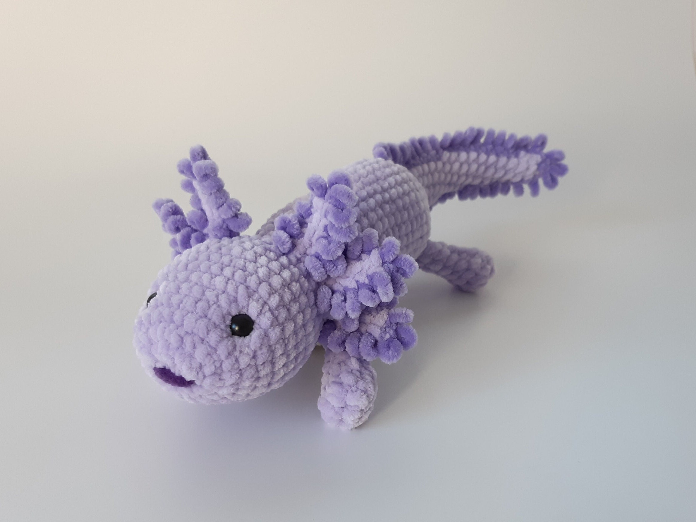 Axolotl Crochet Plush - Purple