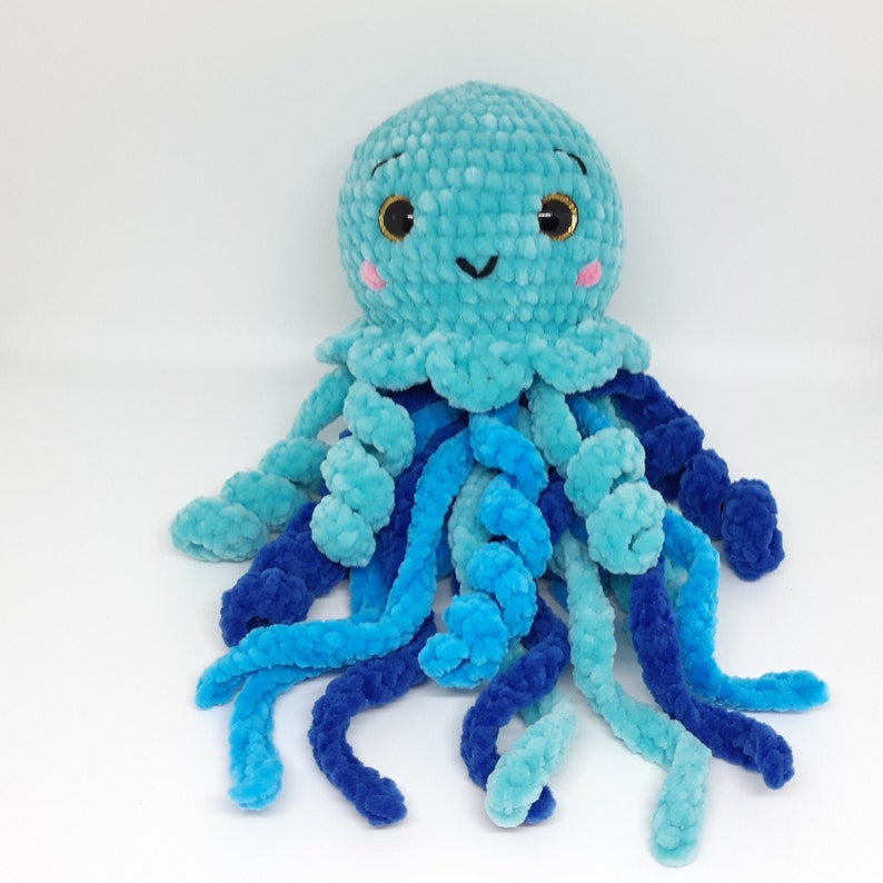 Plush Jellyfish PATTERN Crochet Jellyfish Plush Pattern Etsy
