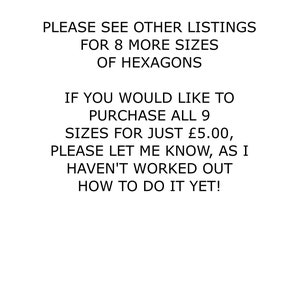 1.25" Hexies - Instant Download Print/cut Your Own Hexagons With 'how ...