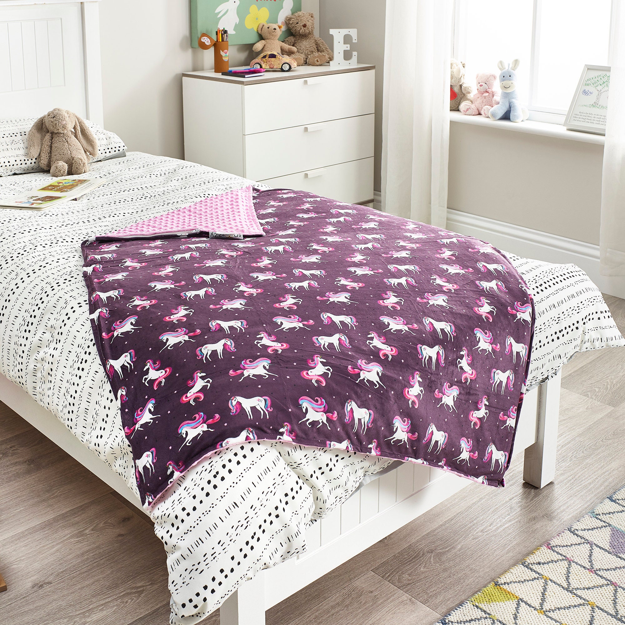 Snoozzzy Unicorn Weighted Blanket 5lb 7lb & 10lb | Etsy