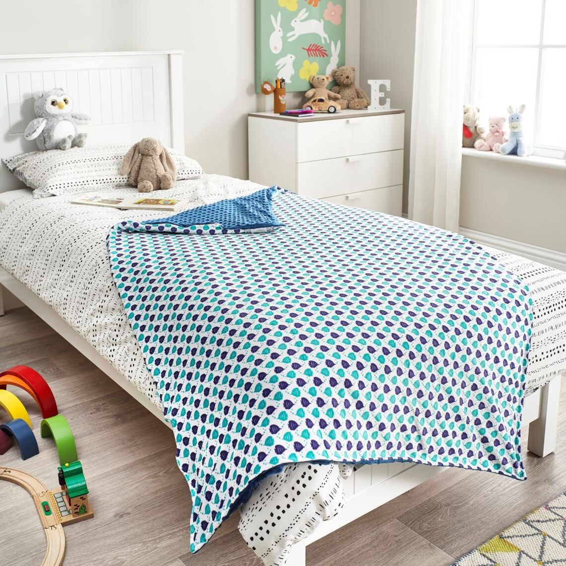 Snoozzzy Fish Cover Weighted Blanket 5lb 7lb & 10lb | Etsy