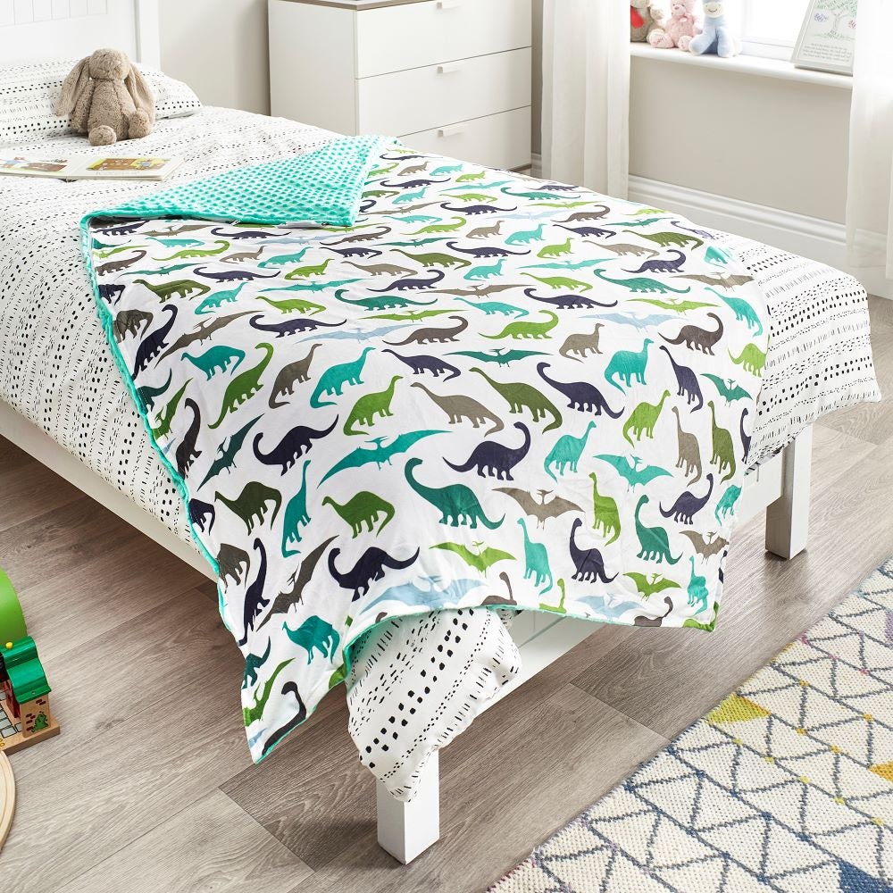 Snoozzzy Dinosaur Weighted Blanket 5lb 7lb &10lb Etsy
