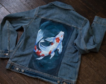 Custom Painted Denim Jacket