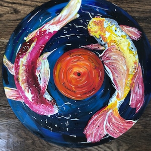 Custom Painted Vinyl Record