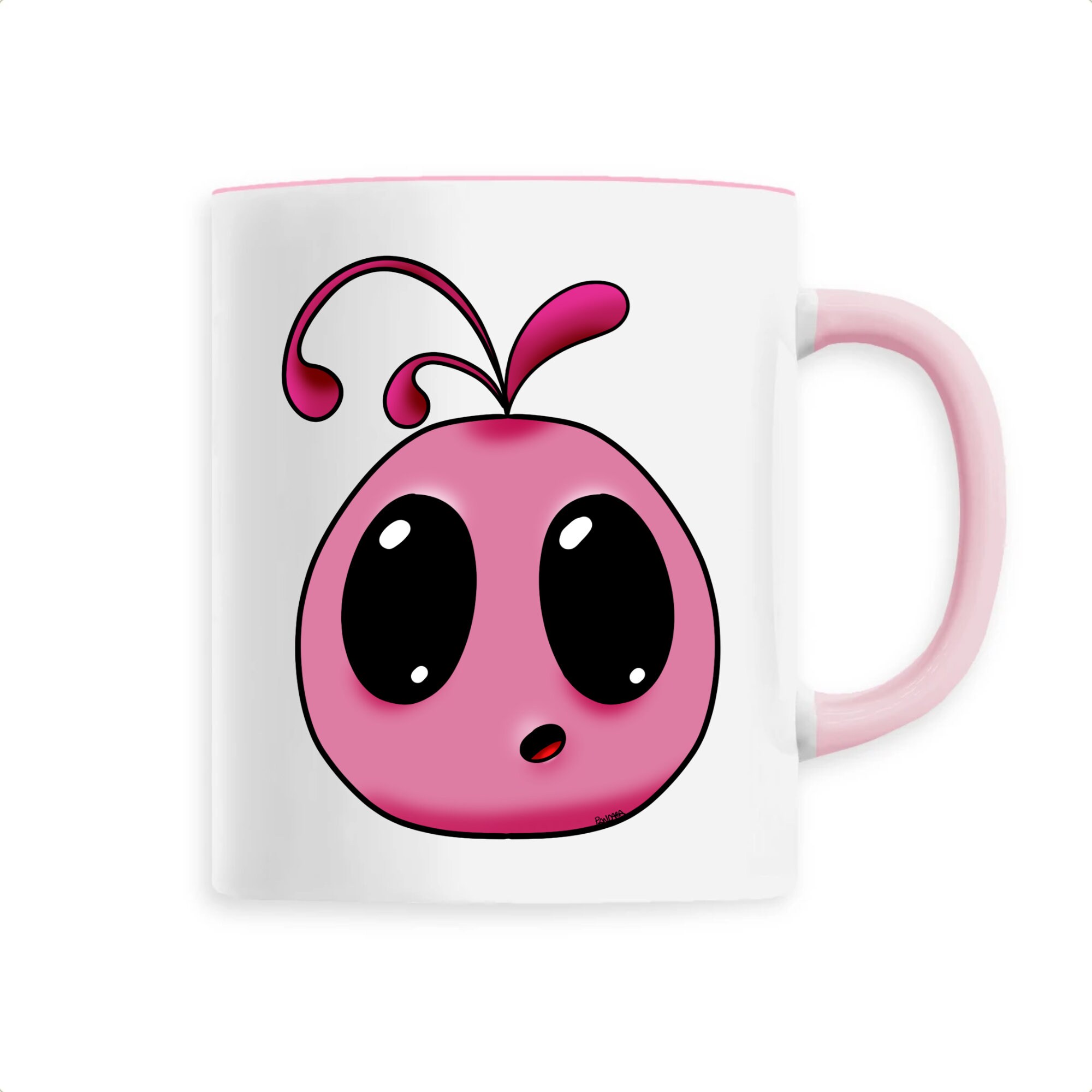 Mug Petit Monstre Rose Kawaii