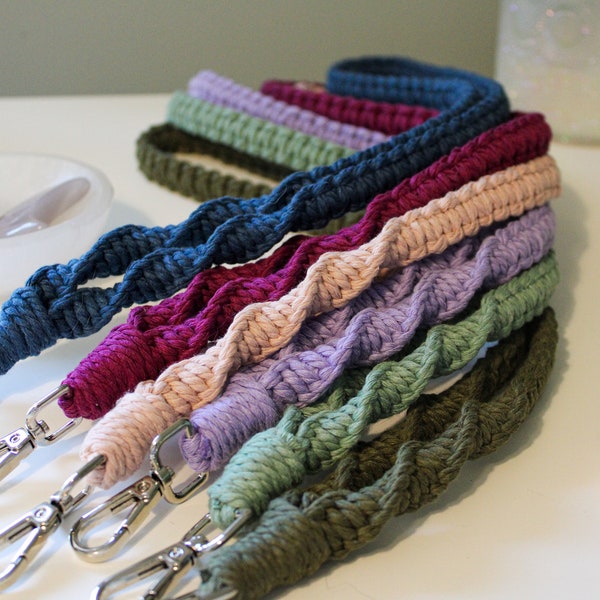 Colorful Macrame Lanyard