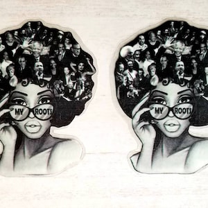 African American My Roots Bookmark (Set of 2), Black girl bookmarks, African American Bookmarks, African American Art, African American gift