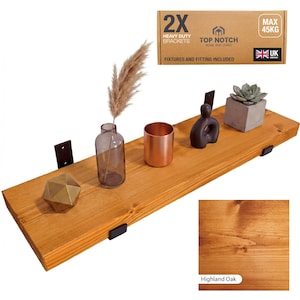 Highland Oak Wooden Shelf