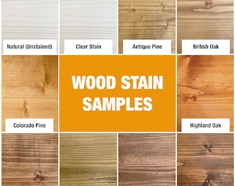 Shelving Sample Stains