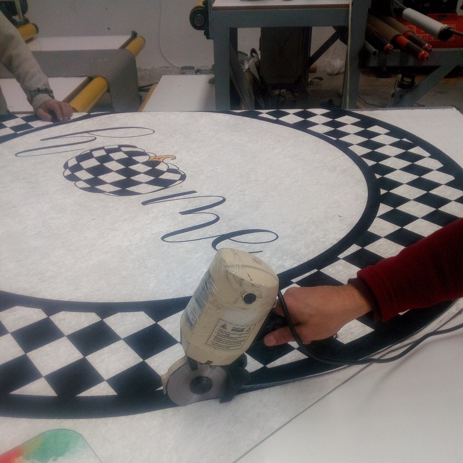 Black and White Checkered Rug, Checkered Rug, Checkered Design, Custom ...