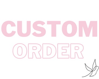 Add-On to Existing Order (Ex: Insert Cards, Thank You Cards, Welcome Signs, SVG Graphics, etc.)