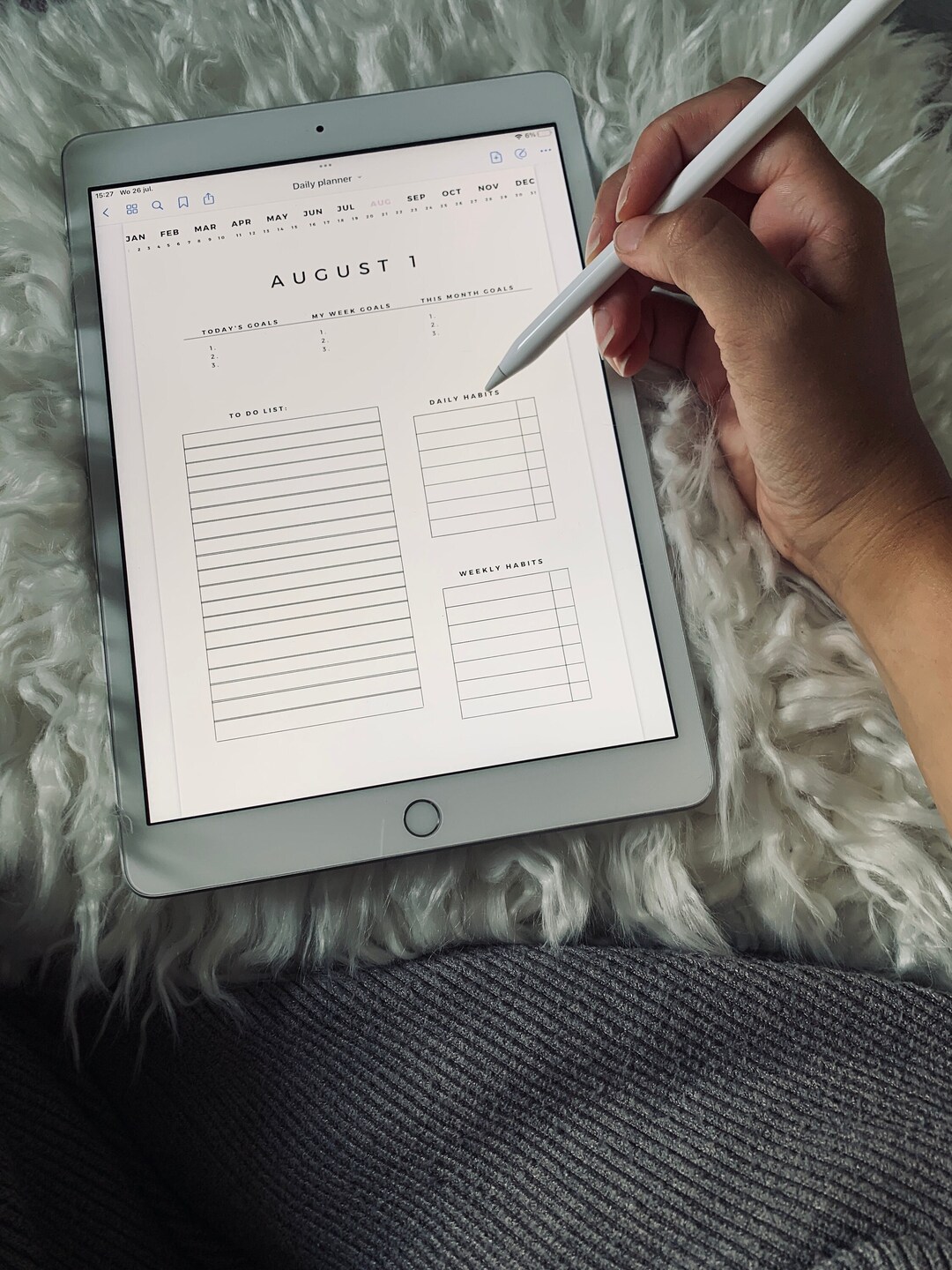 Digital day planner goodnotes planner ipad planner etsy