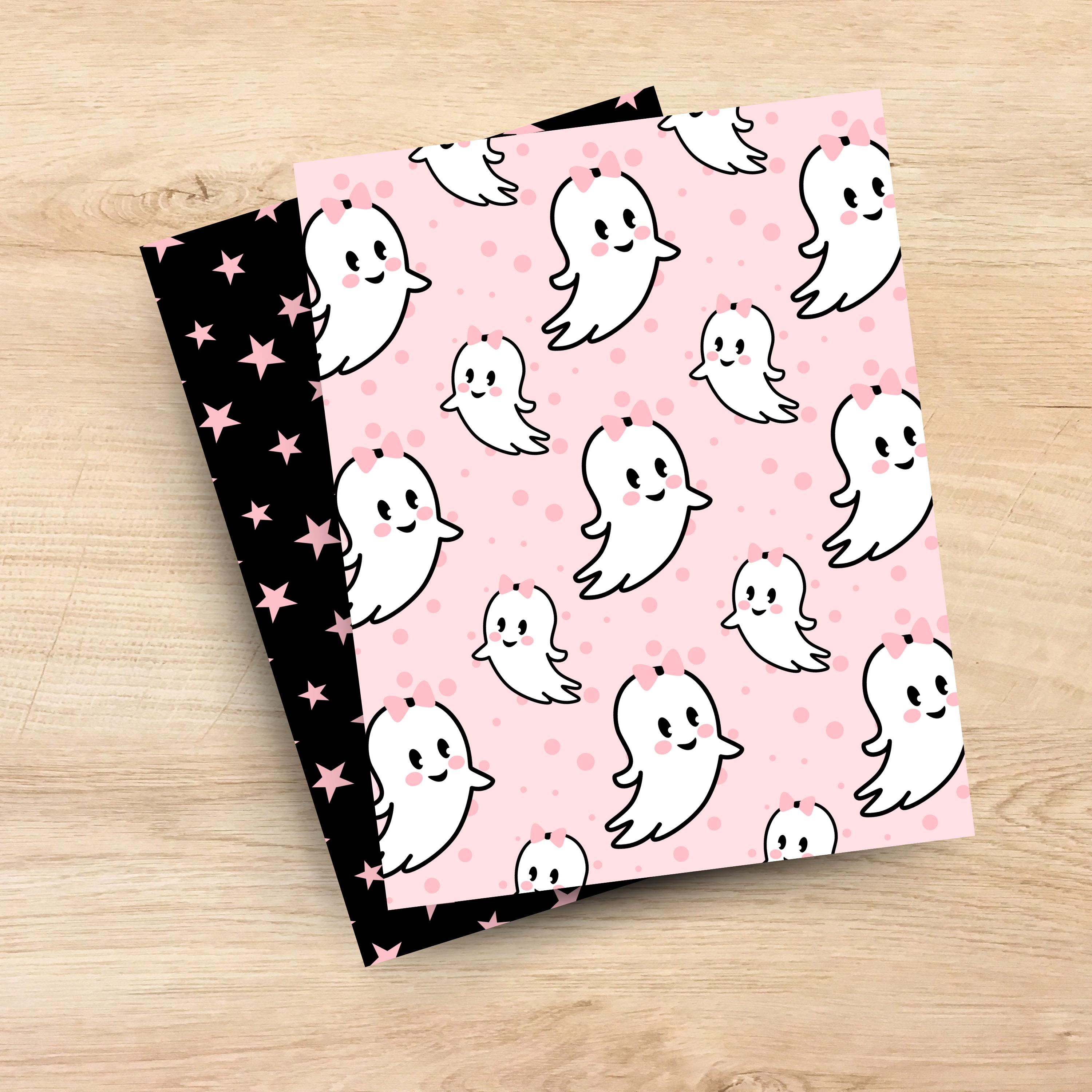 Seamless Pink Halloween Digital Paper Bundle | Instant Download ...