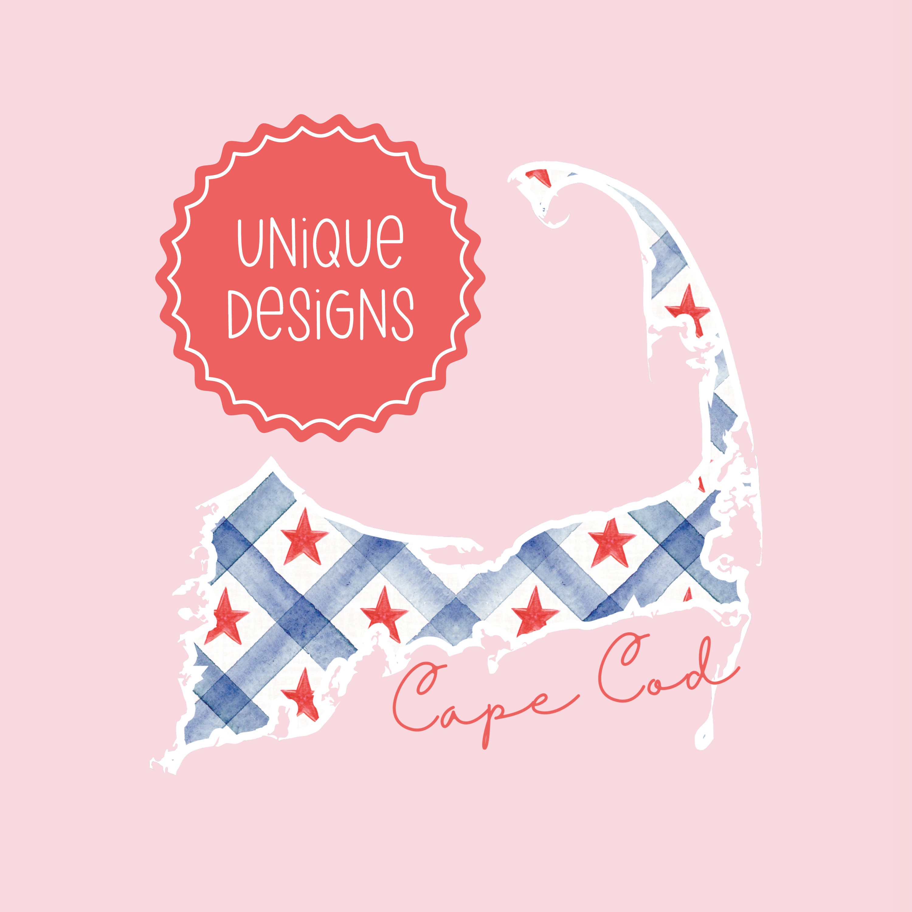 Simple Cape Cod Icon Cape Cod Digital Sitckers, PNG | Instant Download, Printable Cape Cod ...