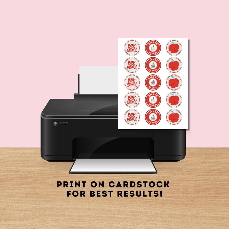 Printable Back to School Cupcake Toppers for Kids | Instant Download ...