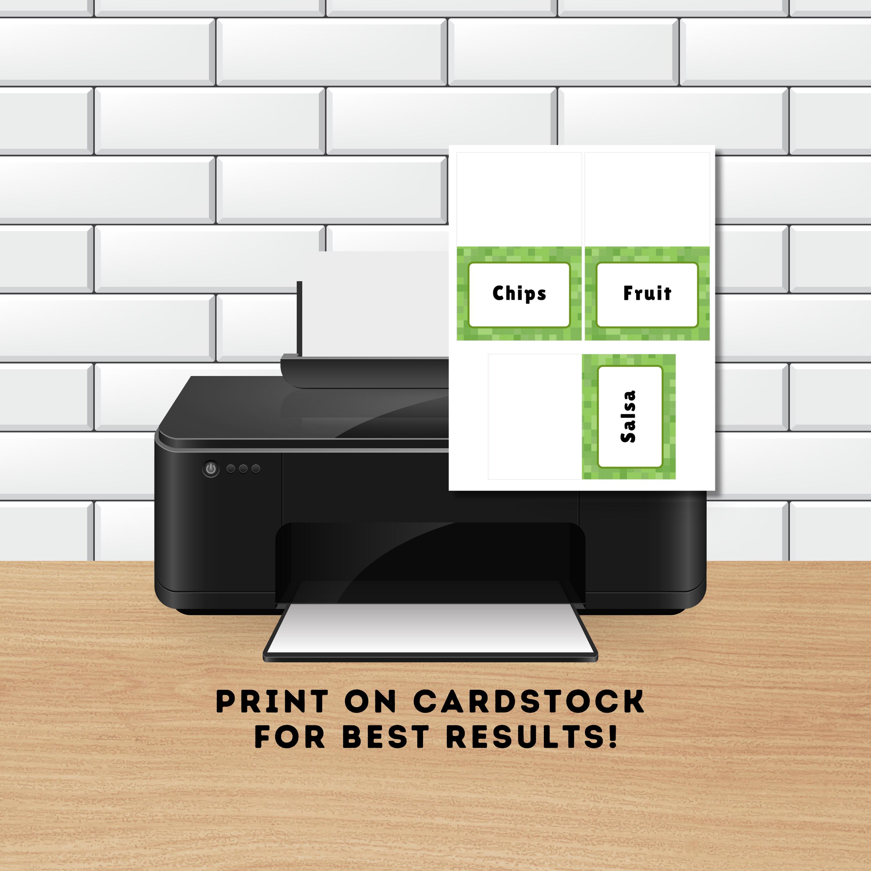 Printable Mining Labels & Cards