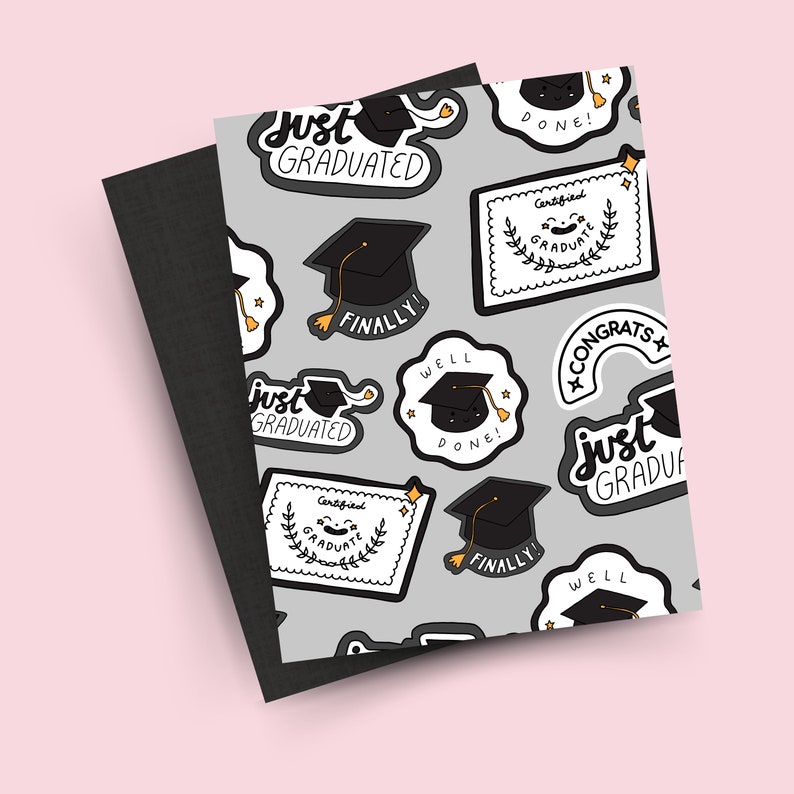 Seamless Graduation Digital Paper and Patterns Bundle | Instant ...