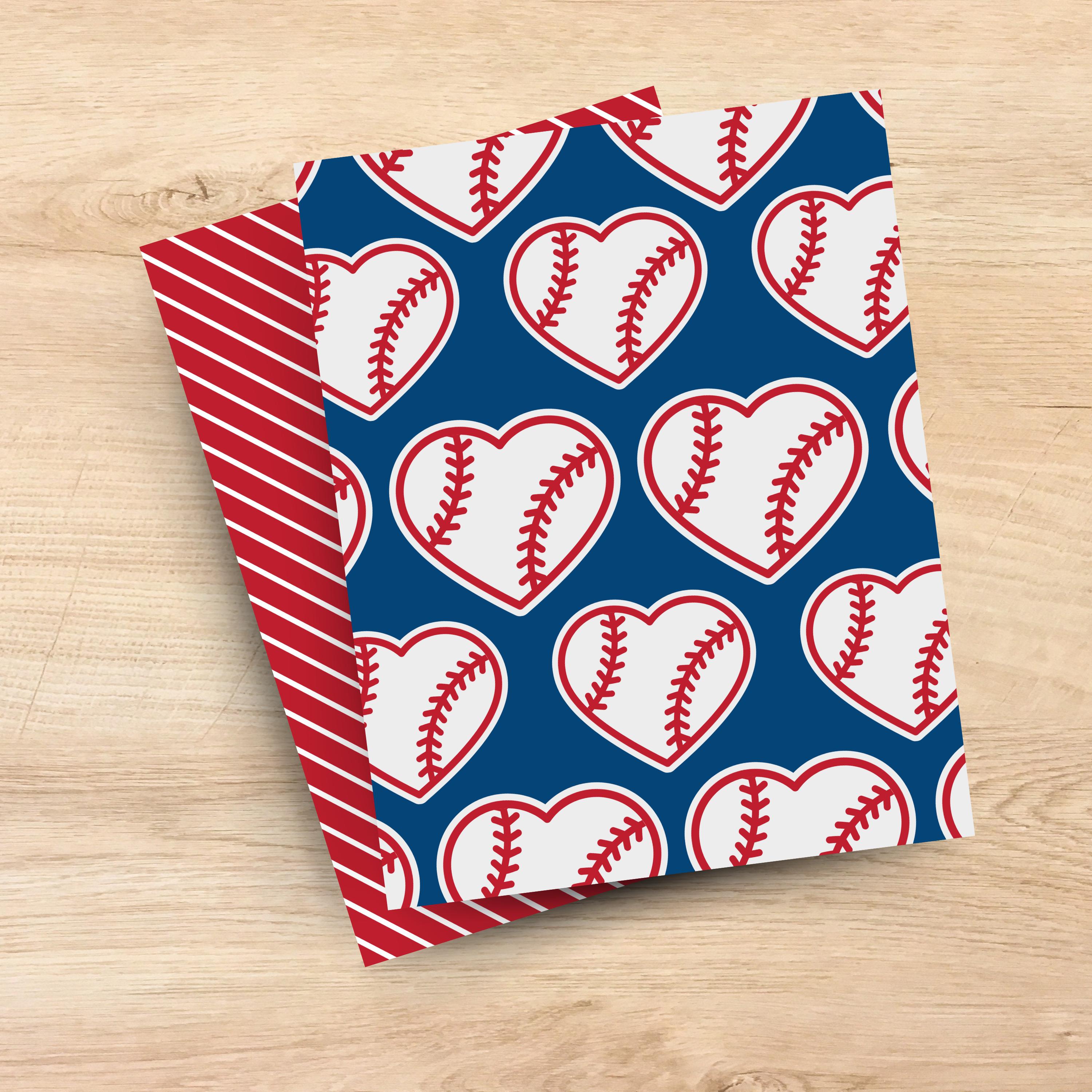 Seamless Baseball Digital Paper Bundle | Instant Download Baseball Mom ...