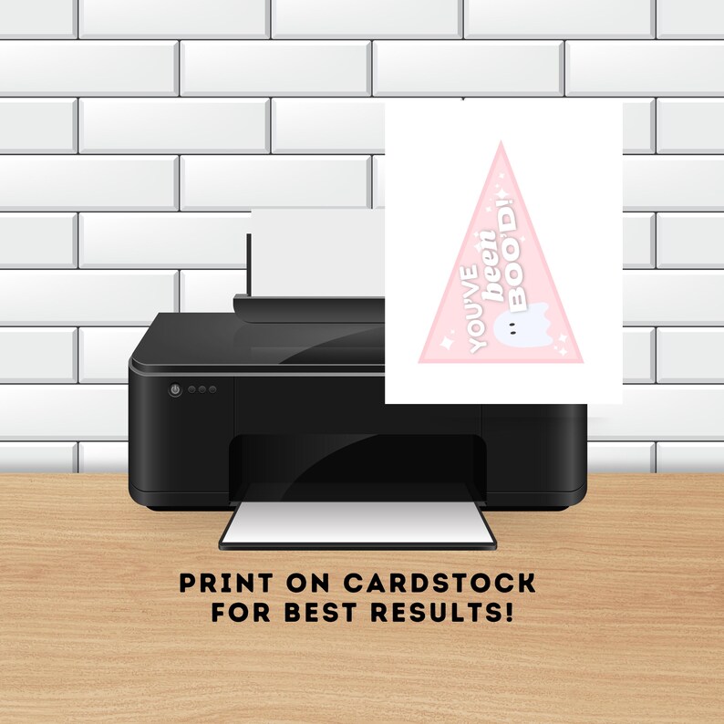 Printable 'you've Been Boo'd' Pennant Flag for Halloween Gift Baskets ...