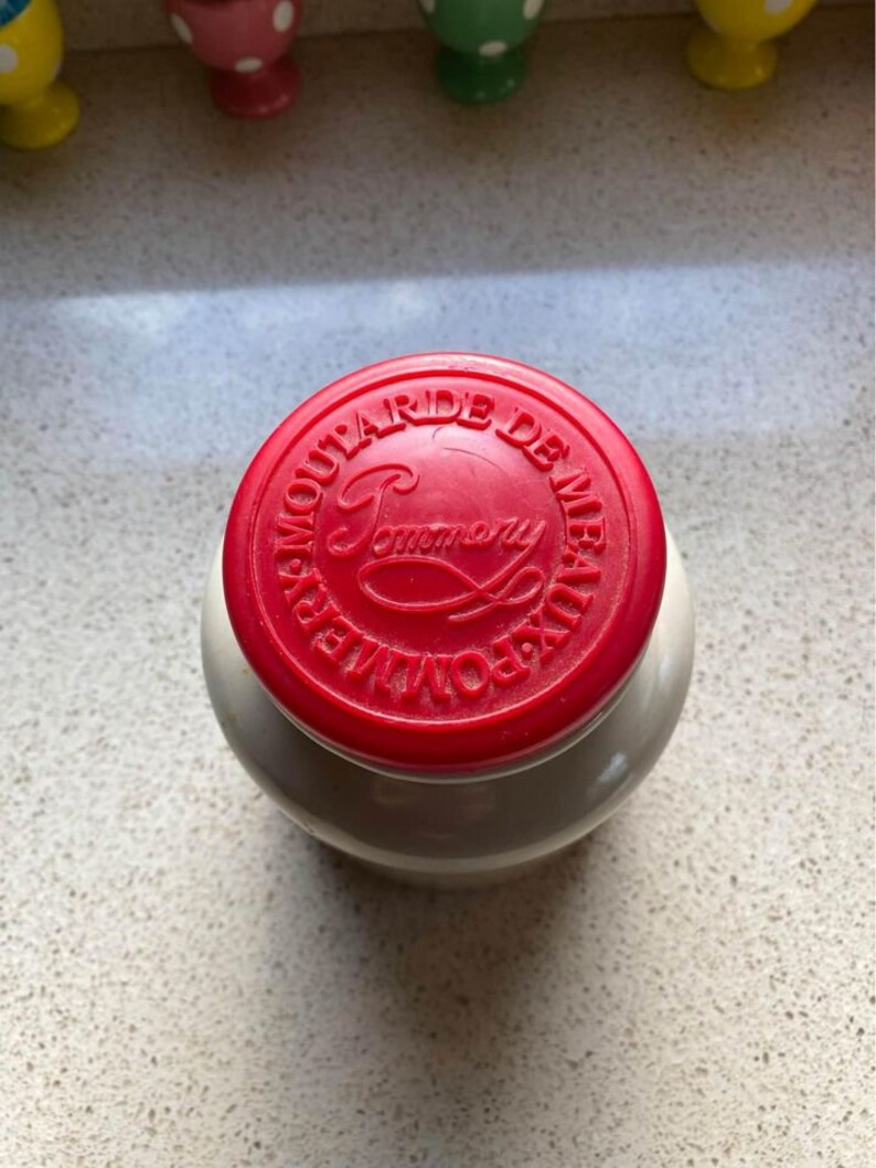 Vintage Mustard Jar Etsy